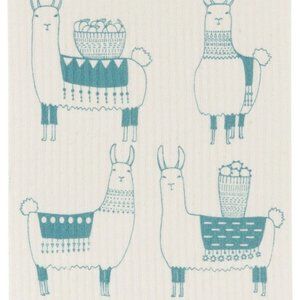 Set/2 Llamarama Swedish Dishcloths Eco Friendly